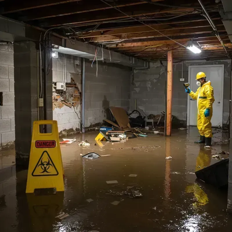 Flooded Basement Electrical Hazard in Montclair, CA Property